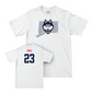White Football Bleed Blue Comfort Colors Tee Small / Alfred Chea | #27