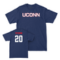 Navy Women's Ice Hockey UConn Tee Small / Claire Peterson | #20