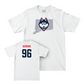 White Football Bleed Blue Comfort Colors Tee Small / Dal'mont Gourdine | #96
