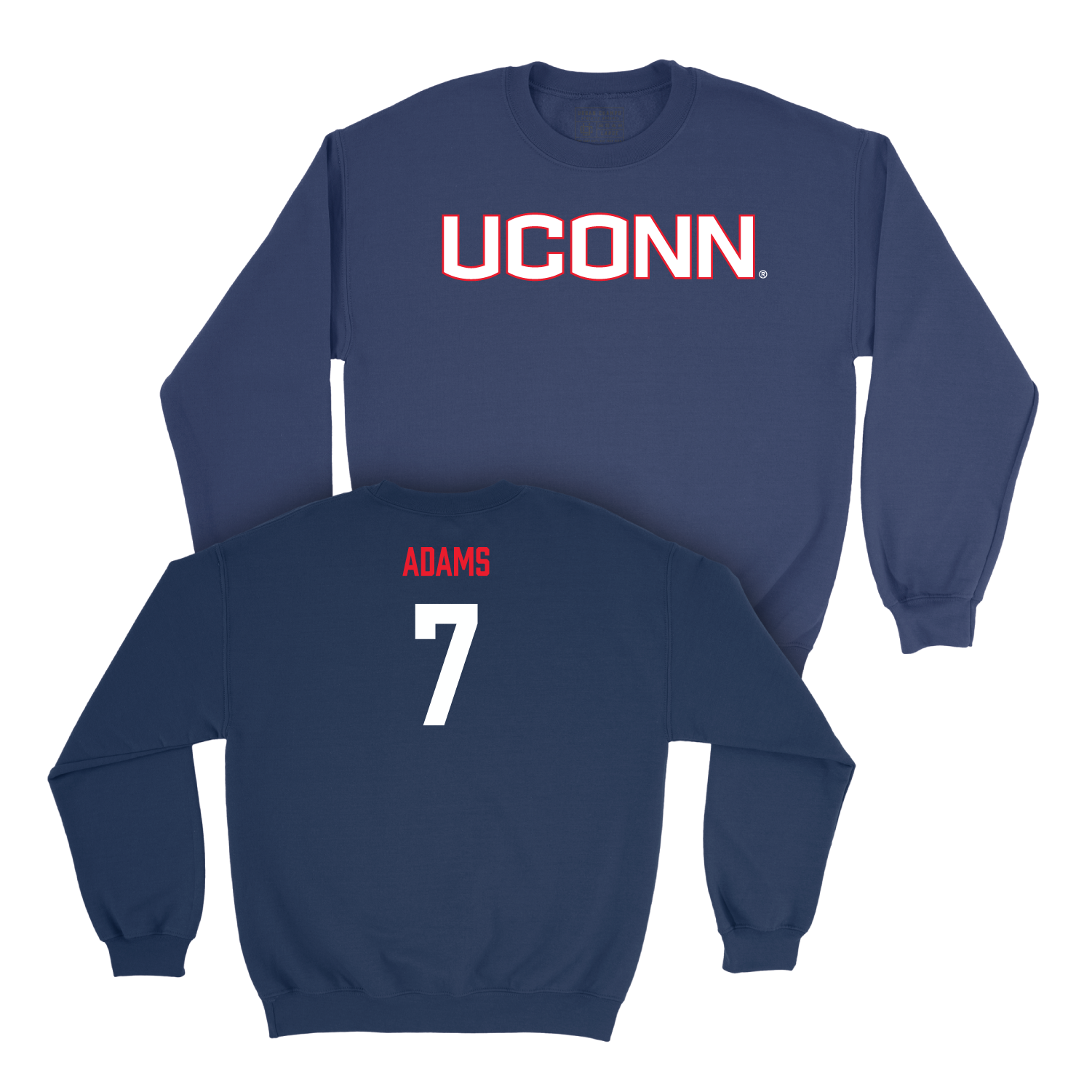 Navy Women's Volleyball UConn Crewneck Small / Eli Adams | #7