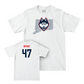 White Football Bleed Blue Comfort Colors Tee Small / Justin Bryant | #47