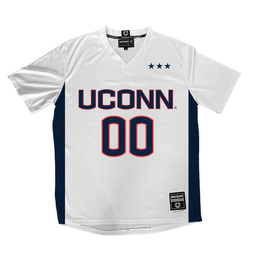 UConn Men's Soccer White Jersey - Jack Loura