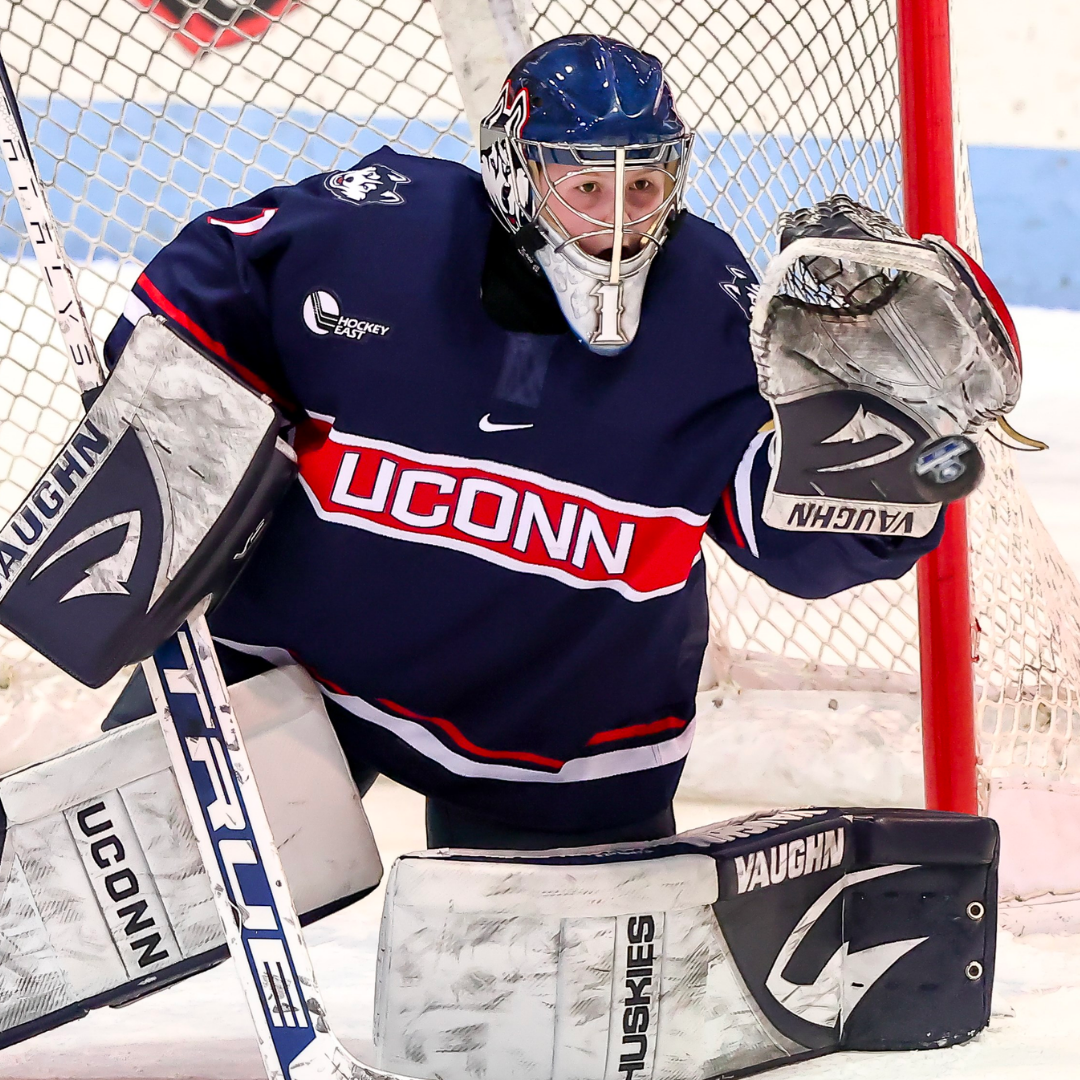 UConn - NCAA Men's Ice Hockey : Andrew Lucas Wolf Grey Jersey