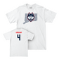 Men's Basketball White Bleed Blue Comfort Colors Tee - Isaiah Abraham