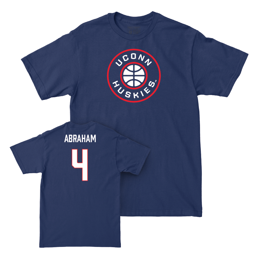 Navy Men's Basketball Hardwood Tee - Isaiah Abraham