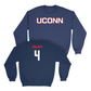 Navy Men's Basketball UConn Crewneck - Isaiah Abraham