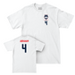 UConn Men's Basketball Logo White Comfort Colors Tee  - Isaiah Abraham