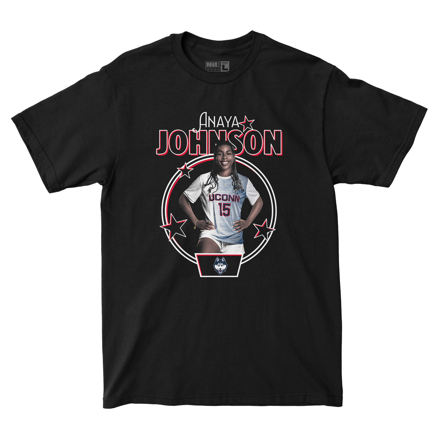 EXCLUSIVE RELEASE: Anaya Johnson Retro 90s Black Tee