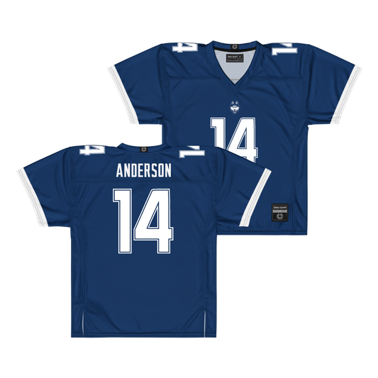 Navy UConn Football Jersey - Bryce Anderson