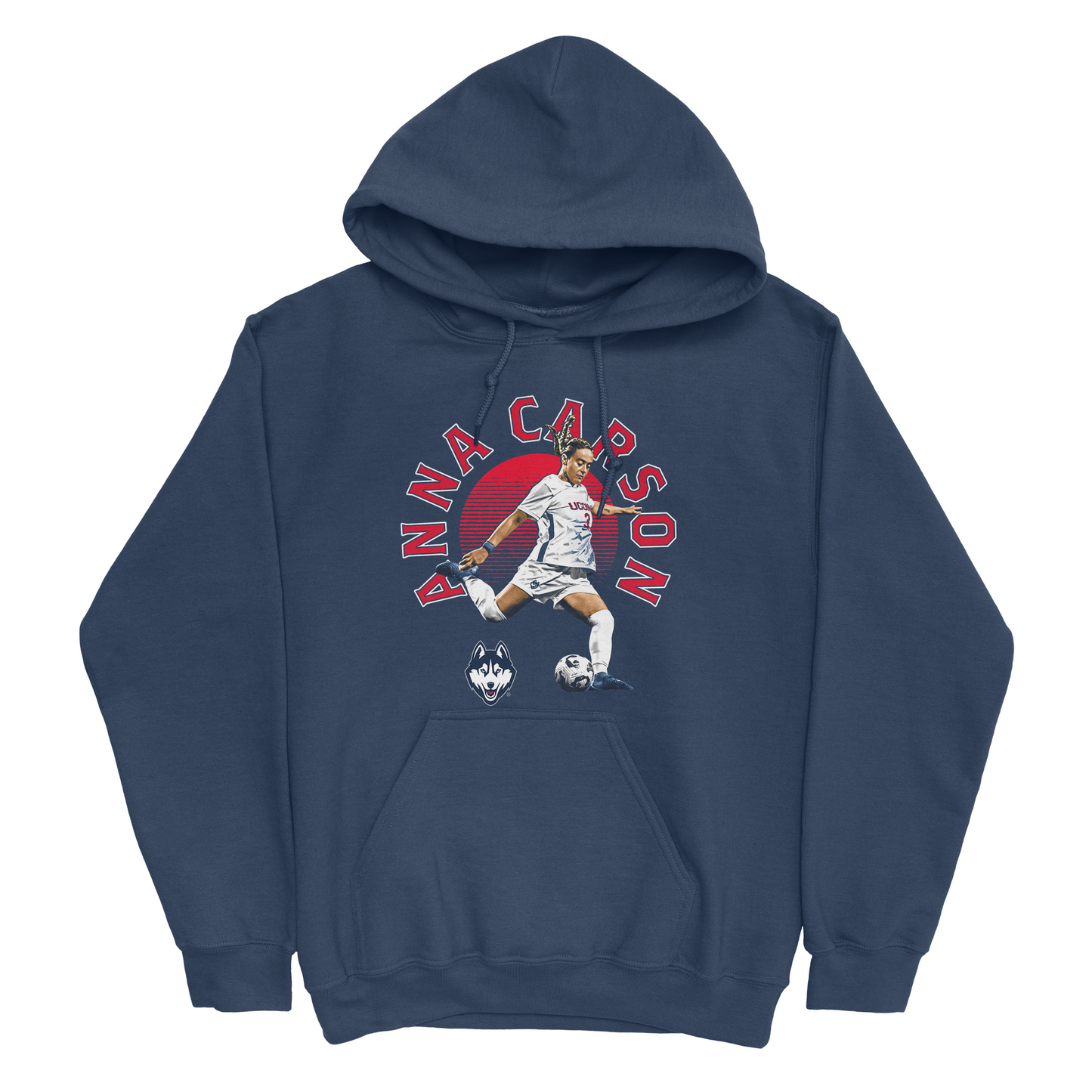 EXCLUSIVE RELEASE: Anna Carson Illustrated Navy Hoodie