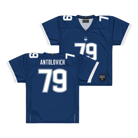 Navy UConn Football Jersey - Daniel Antolovich