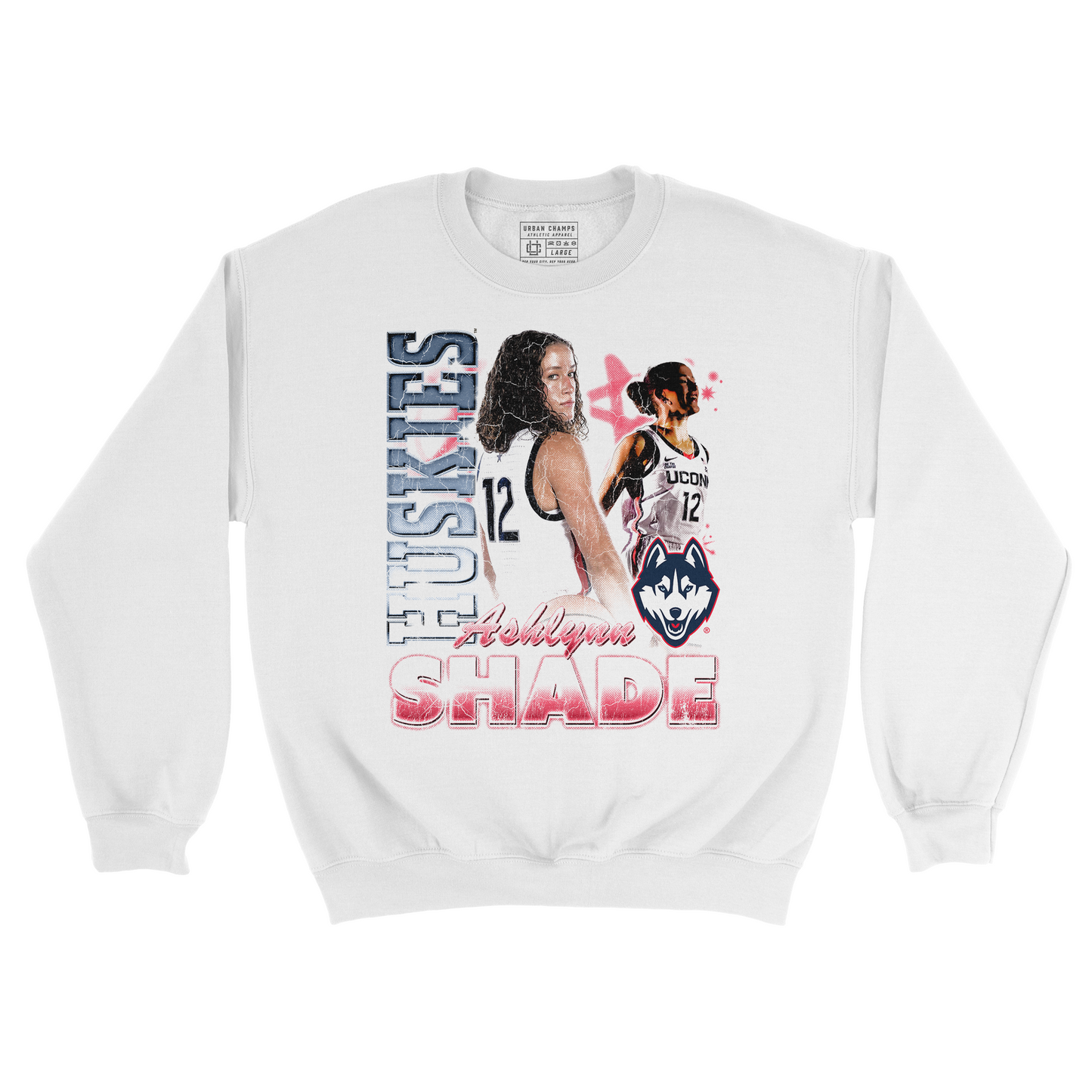 EXCLUSIVE RELEASE: Ashlynn Shade 90s Retro White Crew