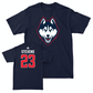 Legacy Collection: UConn Women's Basketball Navy Legacy Tee - Azura Stevens | #23