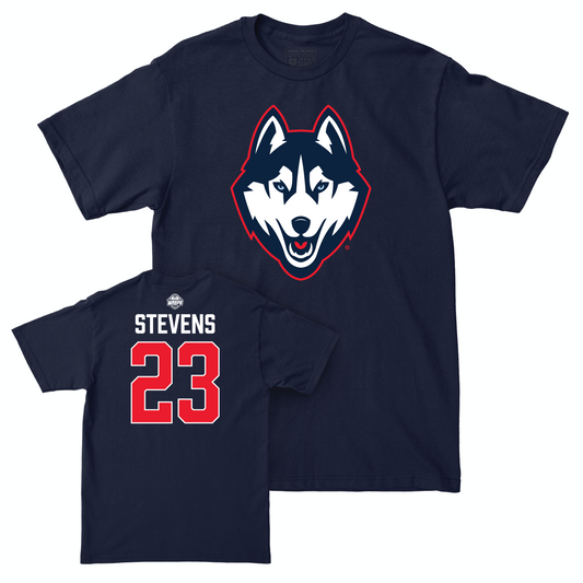 Legacy Collection: UConn Women's Basketball Navy Legacy Tee - Azura Stevens | #23
