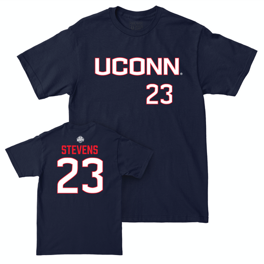 Legacy Collection: UConn Women's Basketball Navy Sideline Tee - Azura Stevens | #23