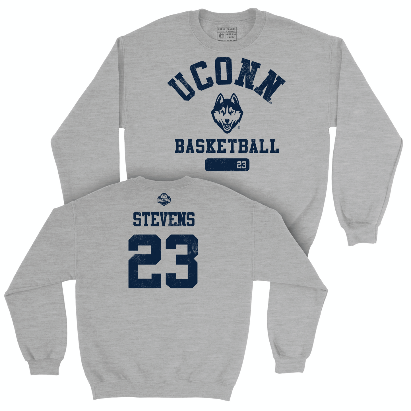 Legacy Collection: UConn Women's Basketball Sport Grey Varsity Crew - Azura Stevens | #23