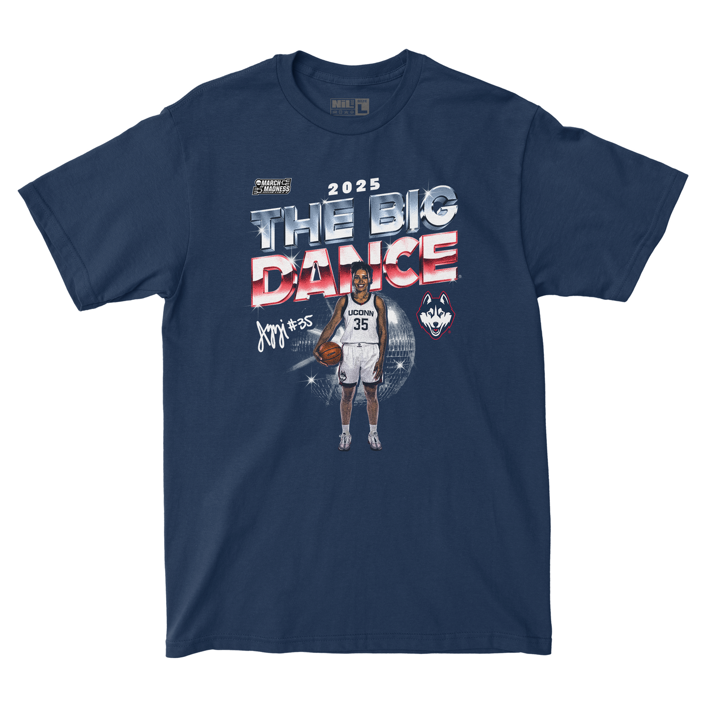 EXCLUSIVE RELEASE: Azzi Fudd "The Big Dance" Navy Tee