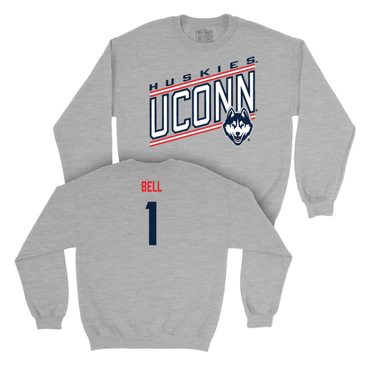 Sport Grey Football Vintage Crewneck  - Skyler Bell