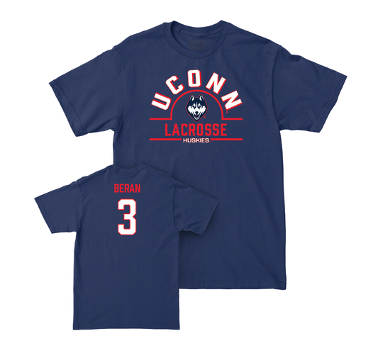 UConn Women's Lacrosse Arch Navy Tee  - Abigail Beran