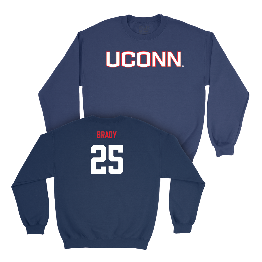 Navy Women's Basketball UConn Crewneck - Ice Brady