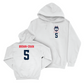 UConn Women's Basketball Logo White Hoodie  - Sherise Brown-Crain