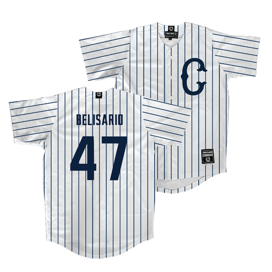 UConn Baseball White Jersey  - Anthony Belisario
