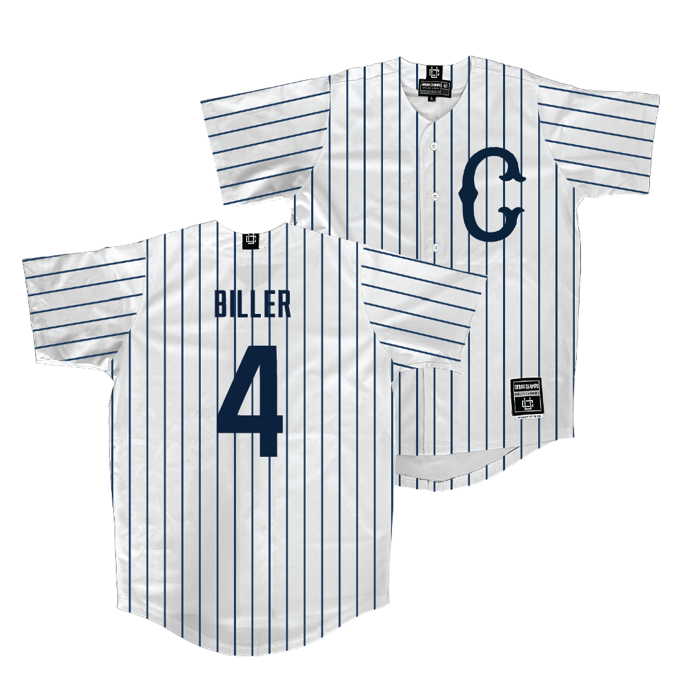 UConn Baseball White Jersey  - Sam Biller