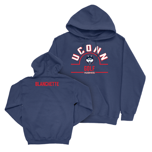 UConn Men's Golf Arch Navy Hoodie  - Caden Blanchette