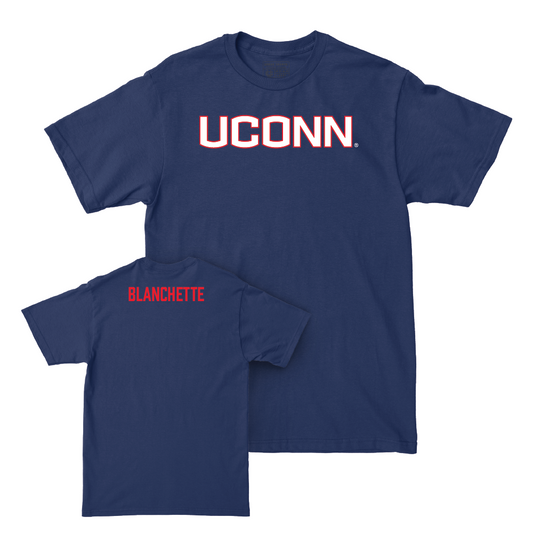 Navy Men's Golf UConn Tee  - Caden Blanchette