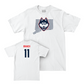 Football White Bleed Blue Comfort Colors Tee   - Donovan Branch