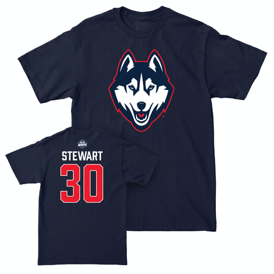 Legacy Collection: UConn Women's Basketball Navy Legacy Tee - Breanna Stewart | #30