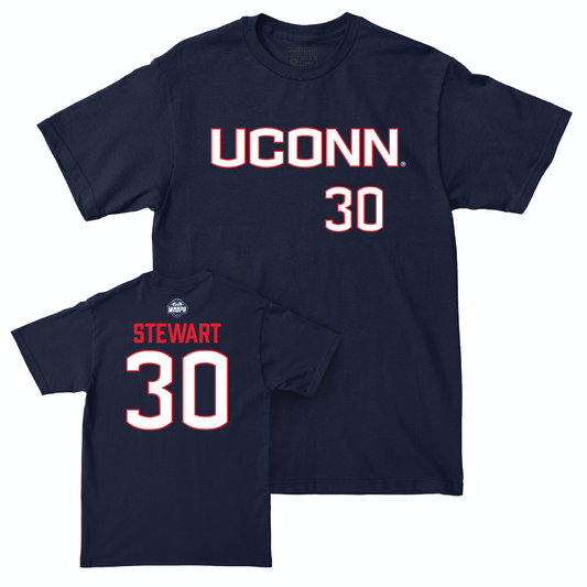 Legacy Collection: UConn Women's Basketball Navy Sideline Tee - Breanna Stewart | #30