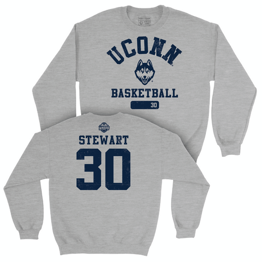 Legacy Collection: UConn Women's Basketball Sport Grey Varsity Crew - Breanna Stewart | #30