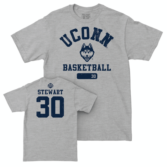 Legacy Collection: UConn Women's Basketball Sport Grey Varsity Tee - Breanna Stewart | #30