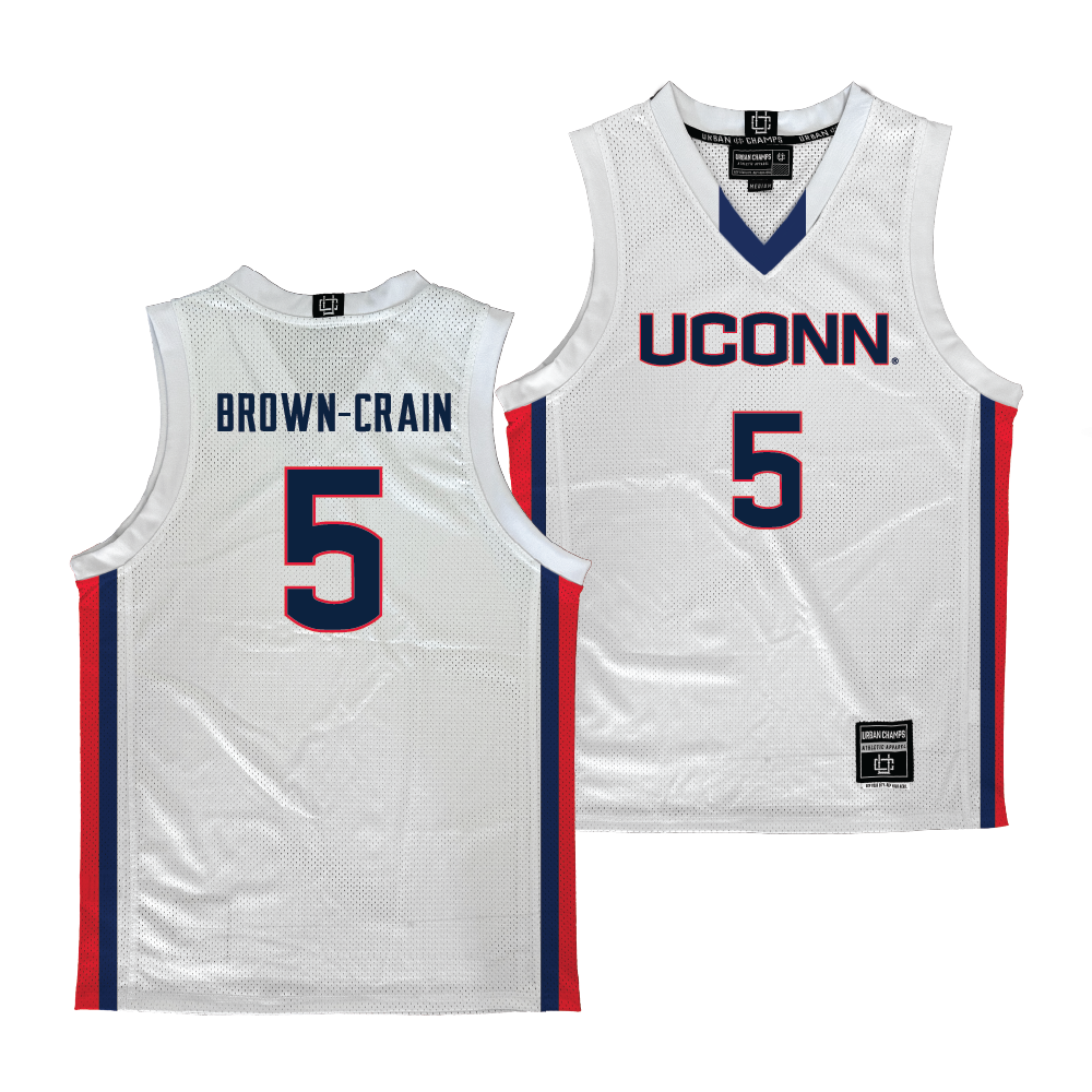 UConn Women's Basketball White Jersey   - Sherise Brown-Crain