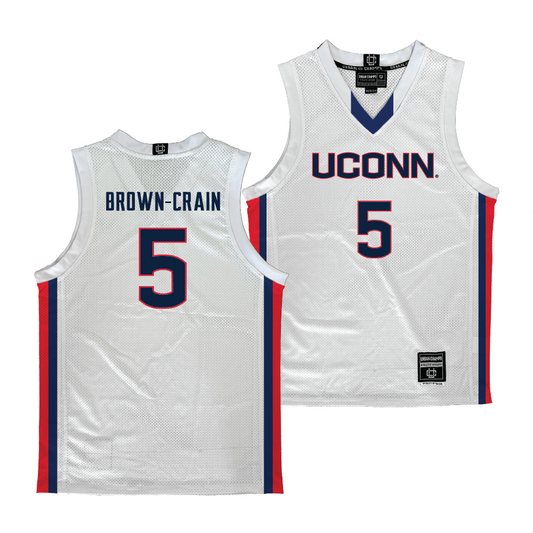 UConn Women's Basketball White Jersey   - Sherise Brown-Crain