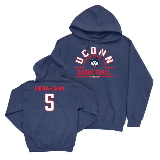 UConn Women's Basketball Arch Navy Hoodie  - Sherise Brown-Crain