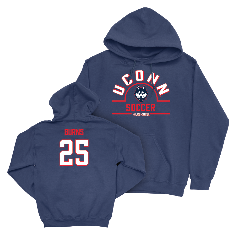 UConn Women's Soccer Arch Navy Hoodie  - Grace Burns