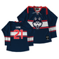 UConn Men's Ice Hockey Navy Jersey - Nick Capone | #21
