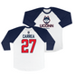 UConn Baseball 3/4 Sleeve Raglan Tee - Joe Carrea | #27