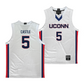 UConn Men's Basketball White Jersey - Stephon Castle | #5
