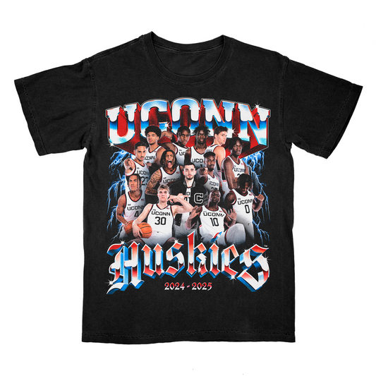 EXCLUSIVE RELEASE: UCONN MBB 24-25' Team Black Tee