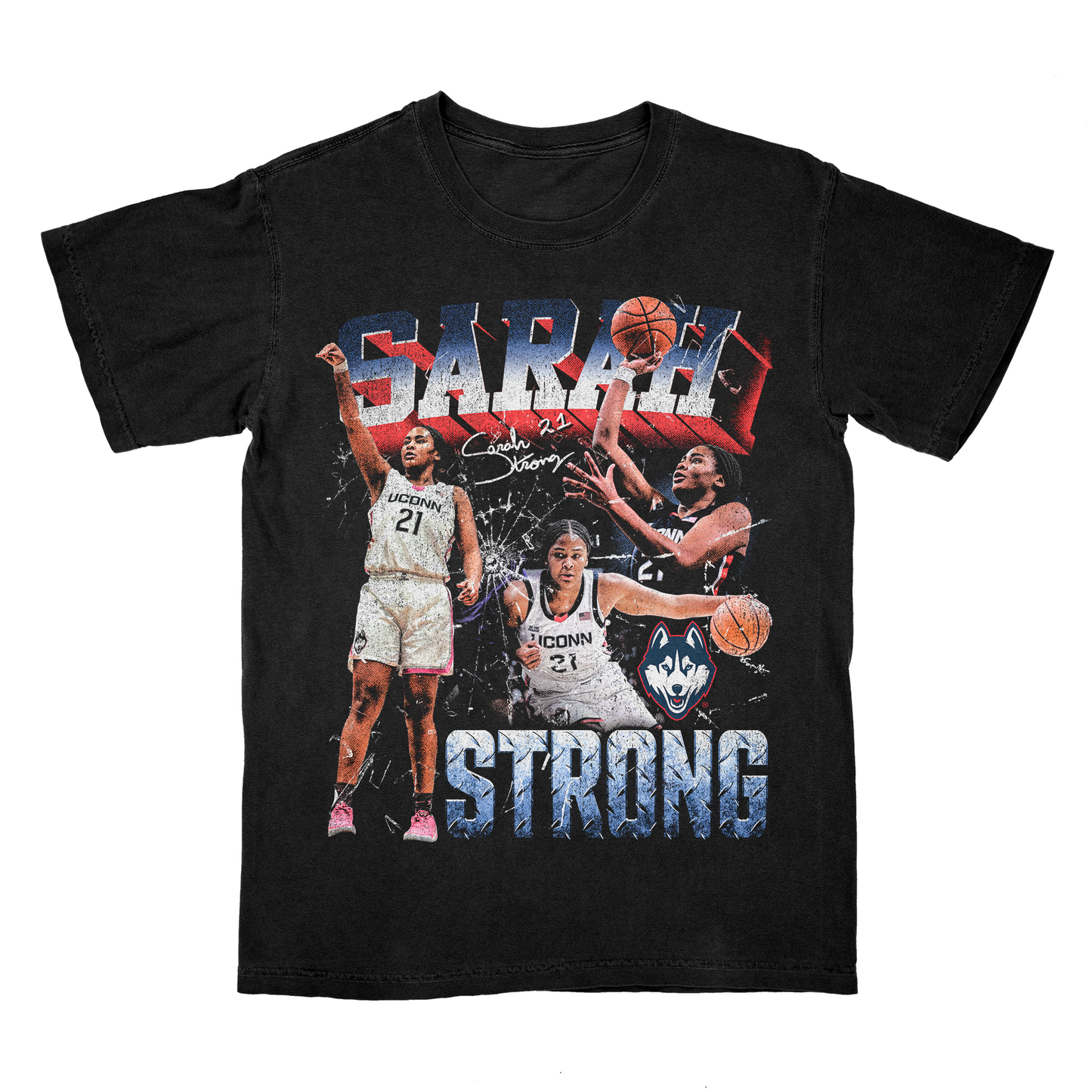 EXCLUSIVE RELEASE: Sarah Strong 90s Retro Black Tee