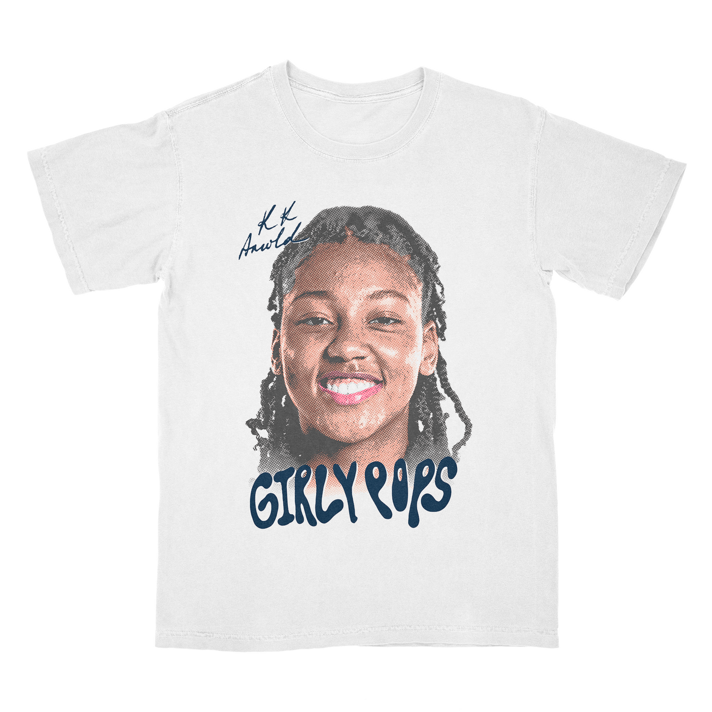 EXCLUSIVE RELEASE: KK Arnold Girly Pops Portrait White Tee