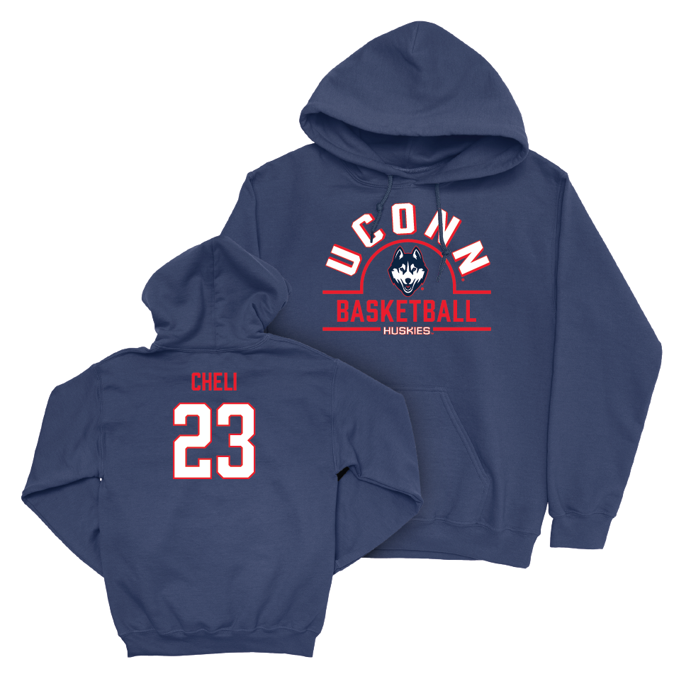 UConn Women's Basketball Arch Navy Hoodie   - Morgan Cheli