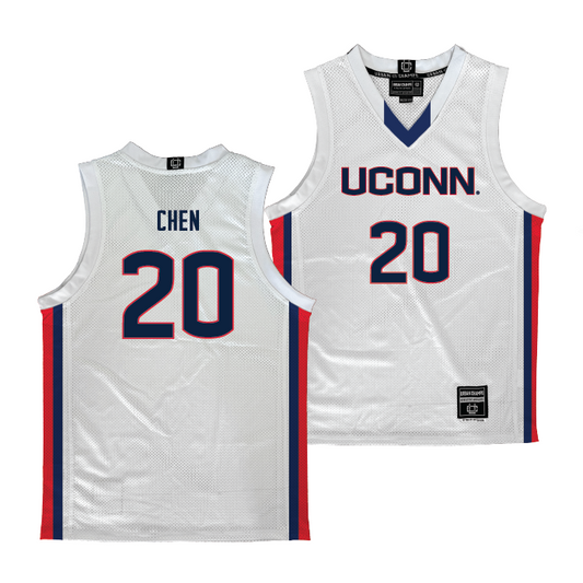 UConn Women's Basketball White Jersey  - Kaitlyn Chen