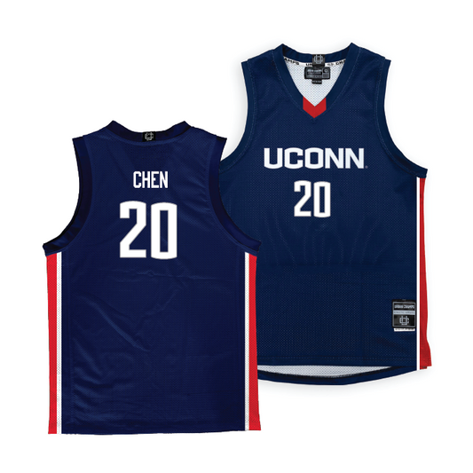 Navy Women's Basketball UConn Jersey - Kaitlyn Chen