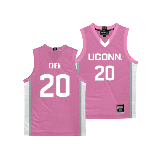 UConn Pink Women's Basketball Jersey  - Kaitlyn Chen