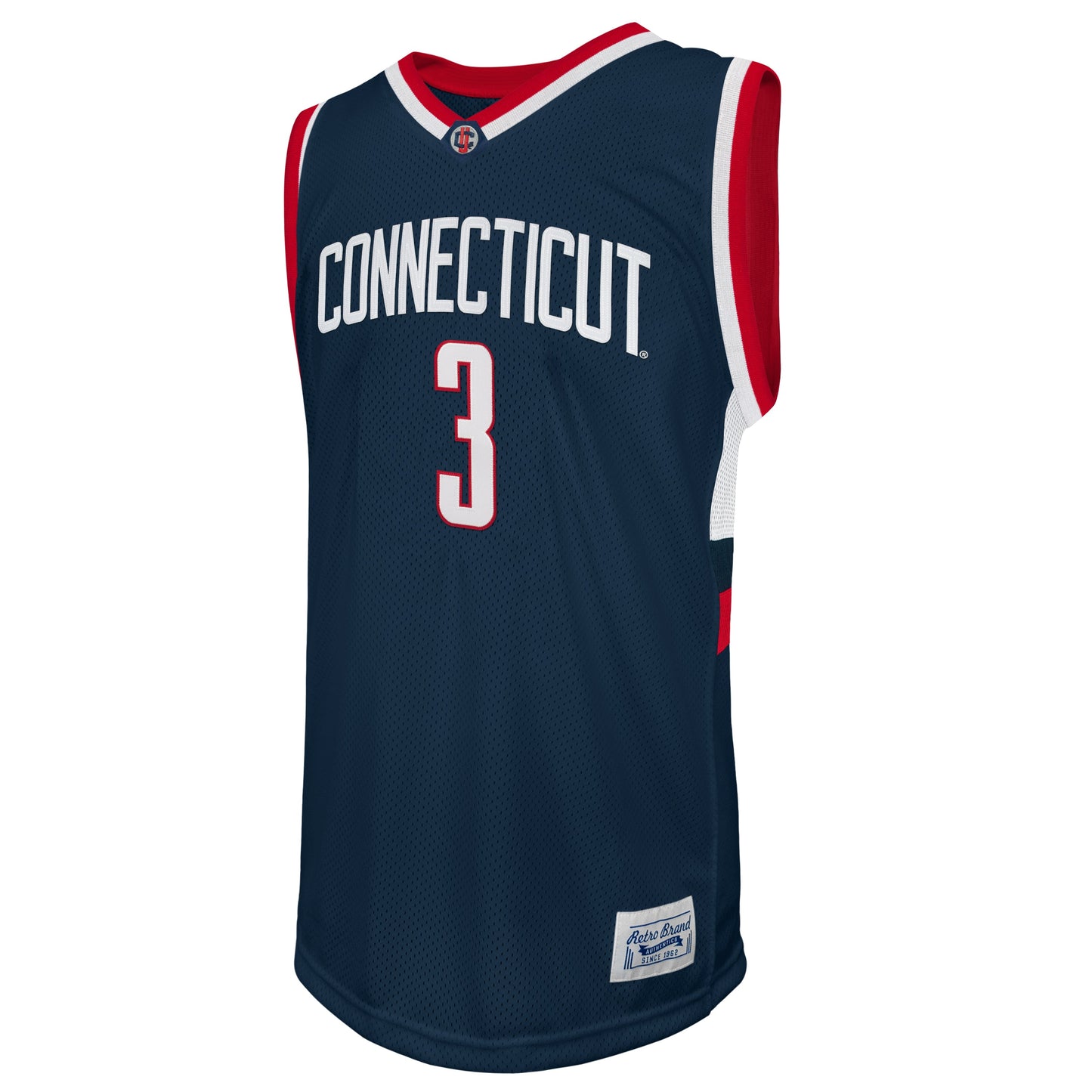 UCONN Huskies Caron Butler Tackle Twill Throwback Jersey by Retro Brand