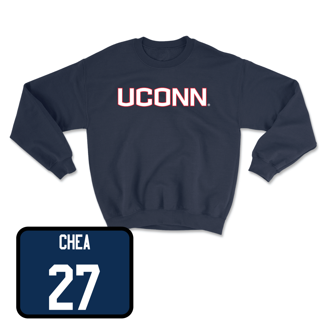 Navy Football UConn Crewneck Youth Large / Alfred Chea | #27